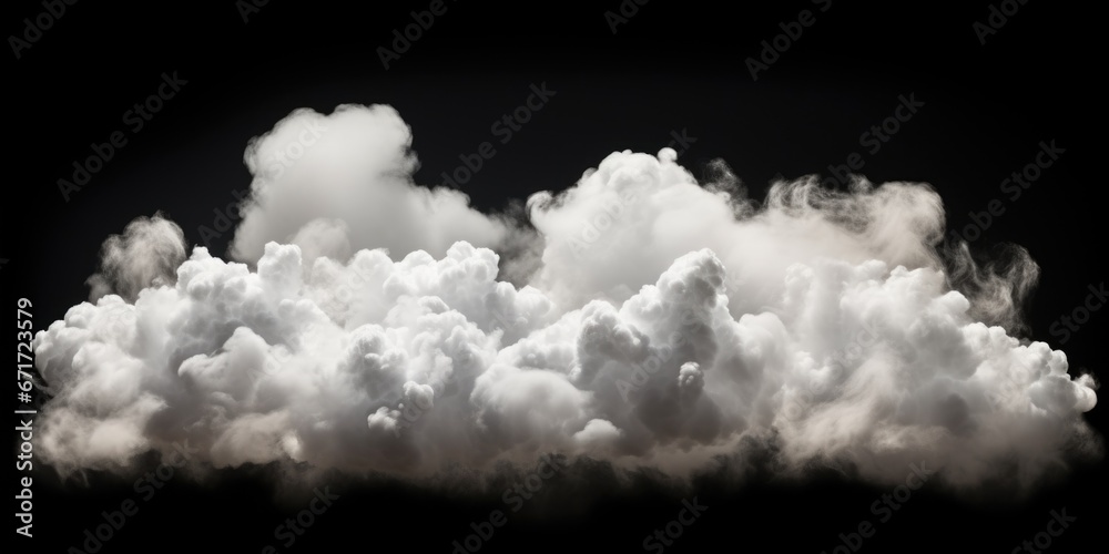 Poster a black and white photo capturing the beauty of a cloud. this versatile image can be used in various