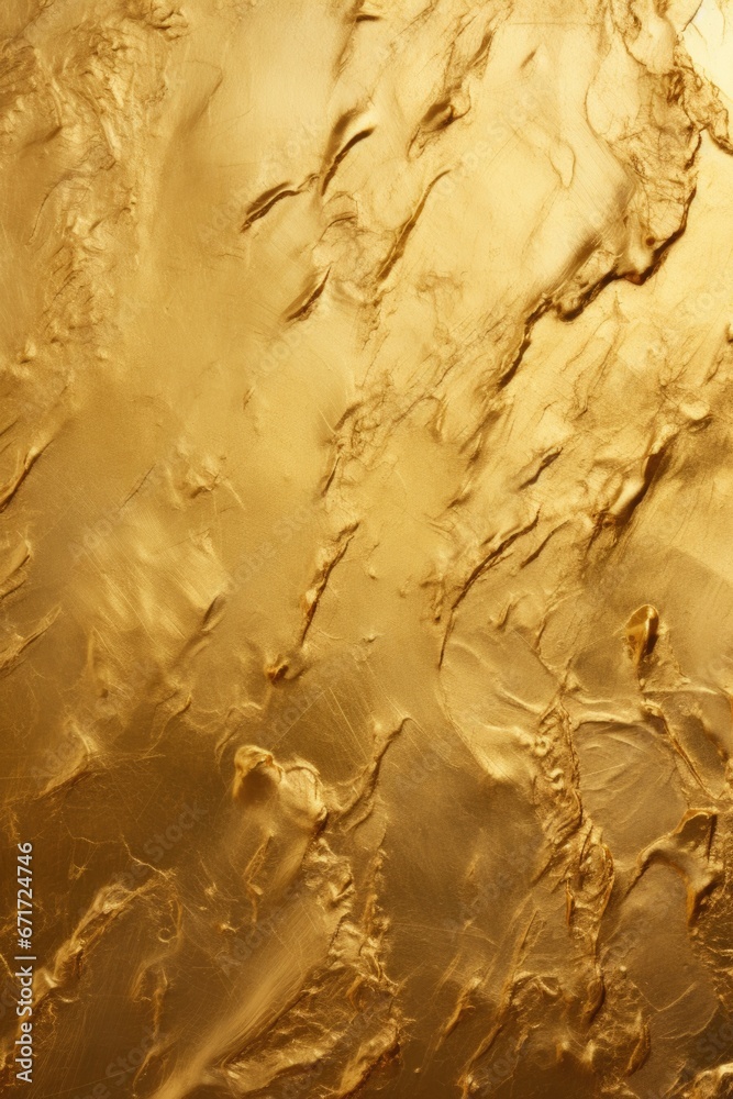 Poster a close up view of a gold colored surface. this image can be used for various purposes