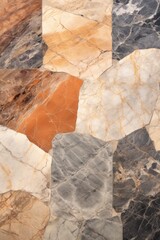 A close up view of a marble surface showcasing its vibrant and varied colors. Perfect for adding a touch of elegance and sophistication to any design project