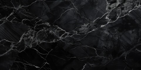 A black and white marble background with a unique pattern. Ideal for various design projects and...