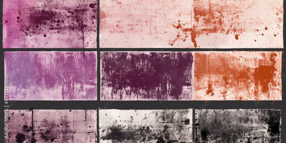 Poster A collection of four distinct colored paint backgrounds that can be used for various design projects. Perfect for adding vibrant and creative elements to your designs.