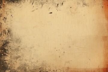 A piece of old paper with a grunge effect. Suitable for vintage designs and backgrounds.