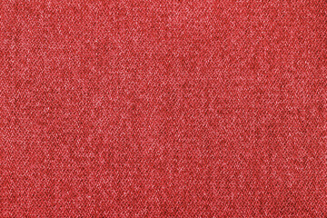 red color jeans texture, factory fabric on white background - obrazy, fototapety, plakaty