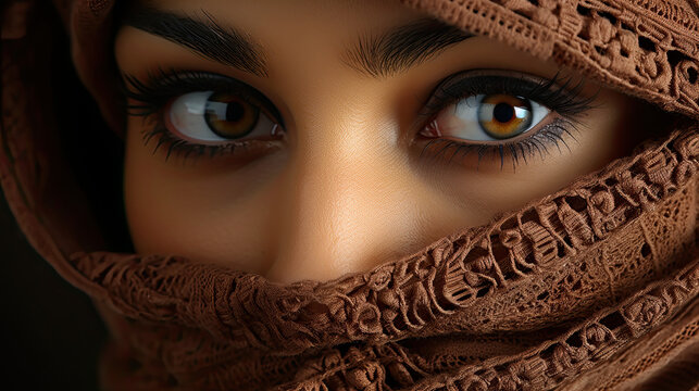 portrait of a woman wearing hajib