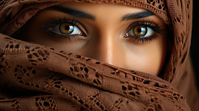 portrait of a woman wearing hajib