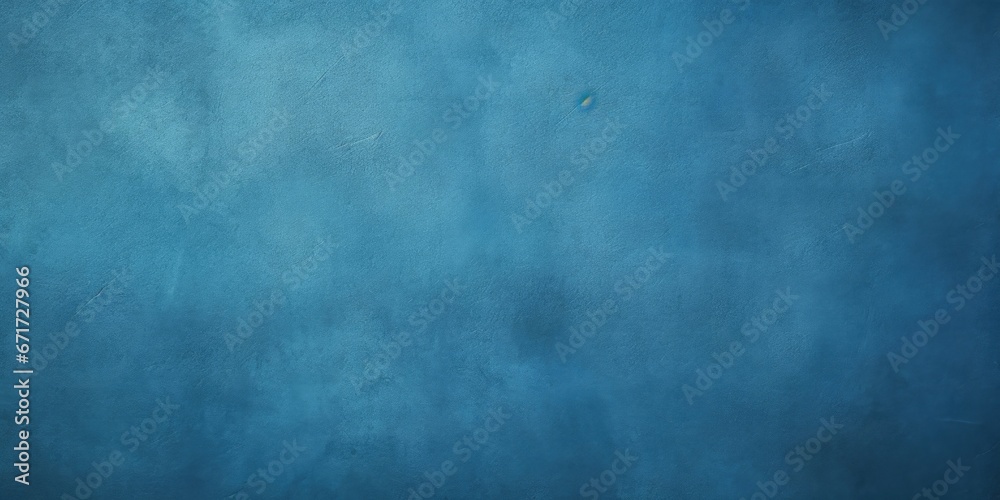 Poster a picture of a blue painted wall with a single plane flying in the sky. suitable for various uses.