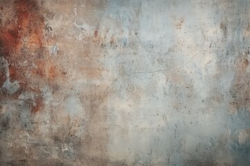 A unique abstract painting showcasing rusted paint on a concrete wall. This versatile image can be used in various creative projects and design concepts.