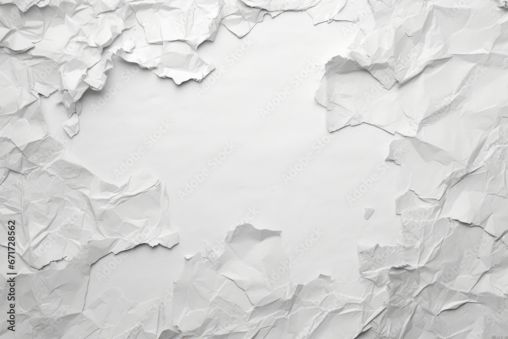 Poster a detailed close-up shot of a piece of paper attached to a wall. this image can be used for various 