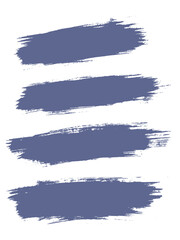 Purple brush stroke set