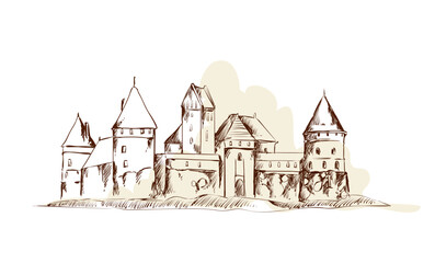 illustration of a castle