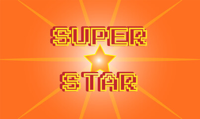 Super Star etext effect - Get the effect graphic in style menu