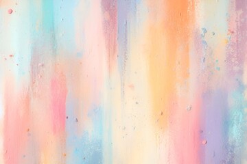 colorful pastel water paint background with abstract art on white paper