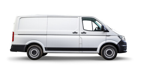 white van isolated from transparent background, Png
