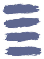 Grunge purple brush stroke illustration