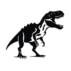 Obraz na płótnie Canvas Silhouette eines T-Rex
