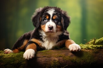 A Cute Little Puppy Enjoying Nature's Beauty