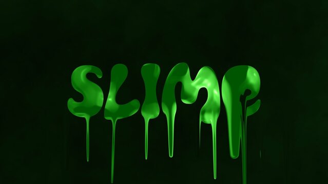 Slime Dripping Green Cartoon Title Intro