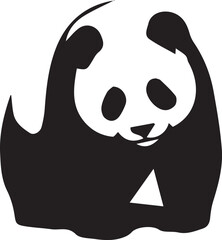panda EPS, panda Silhouette, panda Vector, panda Cut File, panda Vector