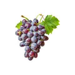 grapes isolated transparent background