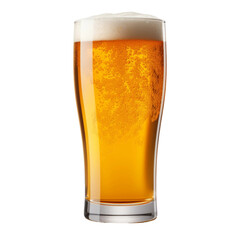 glass of beer isolated