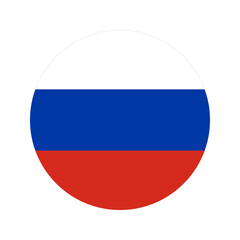 Russian flag simple illustration for independence day or election