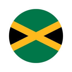 Jamaica flag simple illustration for independence day or election