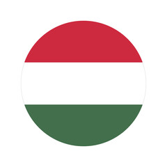 Hungary flag simple illustration for independence day or election