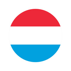 Luxembourg flag simple illustration for independence day or election