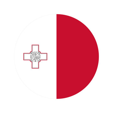 Malta flag simple illustration for independence day or election