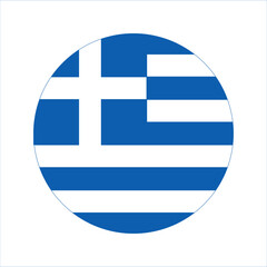 Greece flag simple illustration for independence day or election