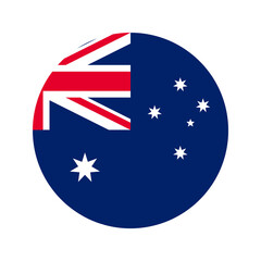 Australia flag simple illustration for independence day or election © Eugene B-sov