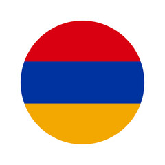 Fototapeta premium Armenia flag simple illustration for independence day or election