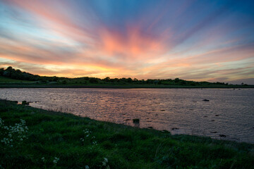 A pretty sunset at Fyns Hoved