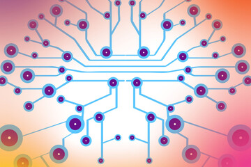 social network concept wallpaper