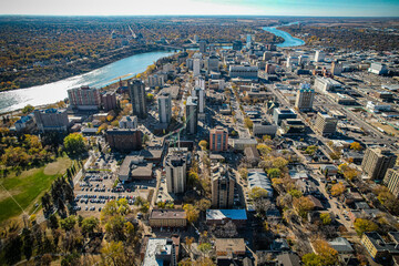 Urban Heartbeat: Downtown Saskatoon, Saskatchewan Skyline