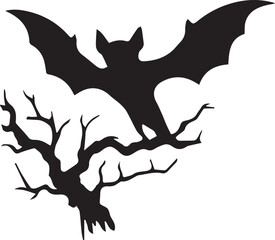 Halloween Bat EPS, Halloween Bat Silhouette, Halloween Bat Vector, Halloween Bat Cut File, Halloween Bat Vector