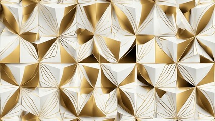 background A modern simple geometric vector seamless pattern with gold line texture on a white background.  