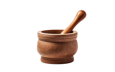 mortar and pestle isolated