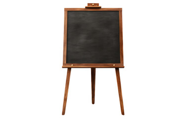 blank blackboard isolated
