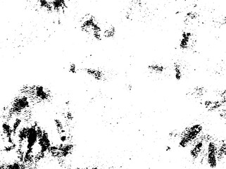 Rustic grunge vector texture with grain and stains. Abstract noise background. Weathered surface. Dirty and damaged. Detailed rough backdrop. Vector graphic illustration with transparent white. EPS10.