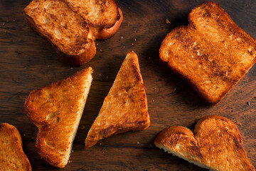 buttered toast
