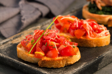 bruschetta with tomato