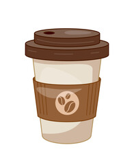 Coffee and tea drink for cafe vector