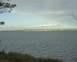 View from the island of Vrgada, interesting background
