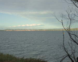 View from the island of Vrgada, interesting background
