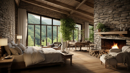 farmhouse style interior home for bedroom