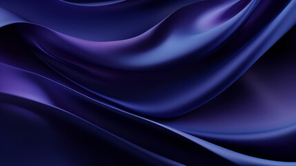 
Blue purple dark shiny satin silk swirl wave background banner panorama long - Abstract textile fabric material