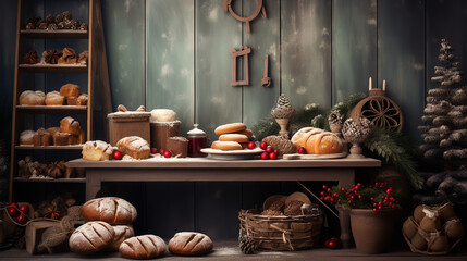 Christmas food bakery bake baking photography background texture