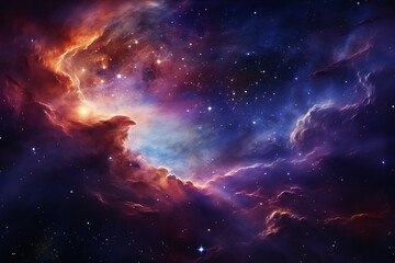 space of galaxy,ai generated