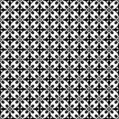 Black seamless abstract pattern. Overlay for background and backdrop. Ornamental design. PNG graphic illustration with transparent background.